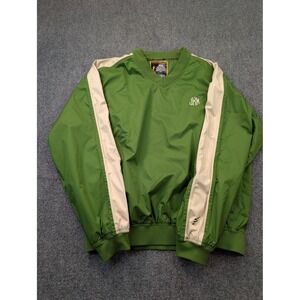 Forrester's Jacket Mens M Green Golf‎ Pullover Windbreaker Lined Waterproof